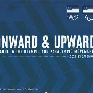 2022-2023 United States Olympic Paralympic Team USA 16 Month Wall Calendar New
